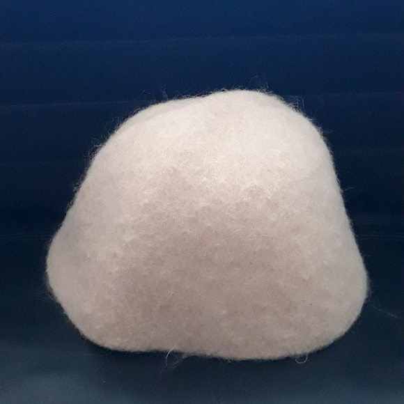 Vintage Blush Pink Cloche Hat / Women's Felt Bucket Hat - Picture 10 of 11